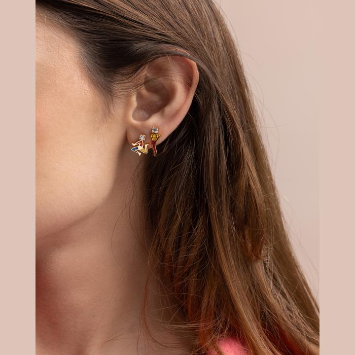 Easy Horn Earrings