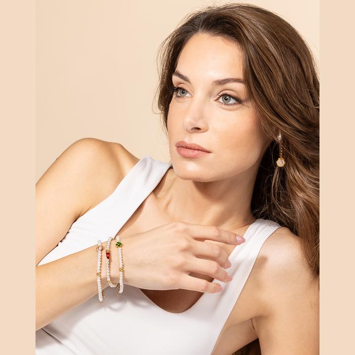 Mini Horn Pearl Bracelet