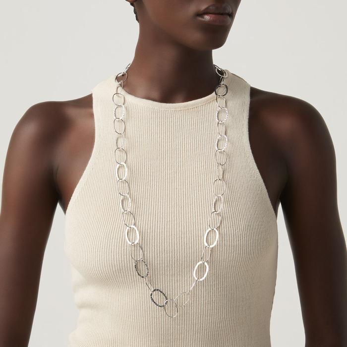 Collana Maglia Ovale Alternata