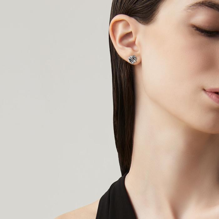 Boucles d'oreilles trèfle à quatre feuilles