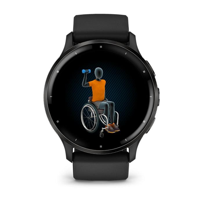 Venu® 3, Black & Slate con cinturino in silicone
