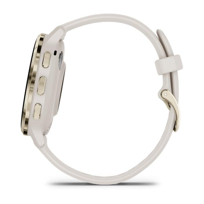 Venu® 3S, Ivory & Soft Gold con cinturino in silicone