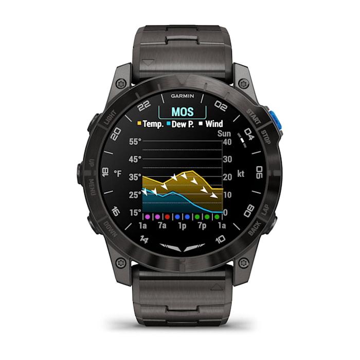 D2™ Mach 1 Pro, Smartwatch con bracciale in titanio traspirante