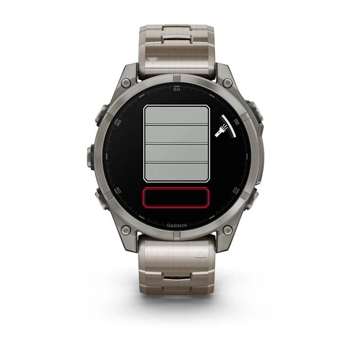 Fēnix® 8 - 47 mm, AMOLED, Sapphire, Titanio con Titanio