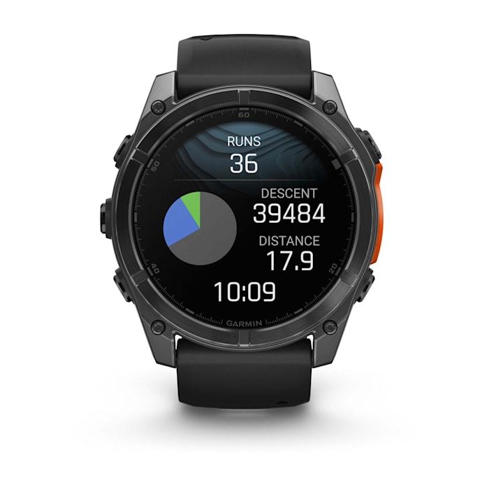 Fēnix® 8 - 51 mm, AMOLED, Slate Grey con Silicone, Black
