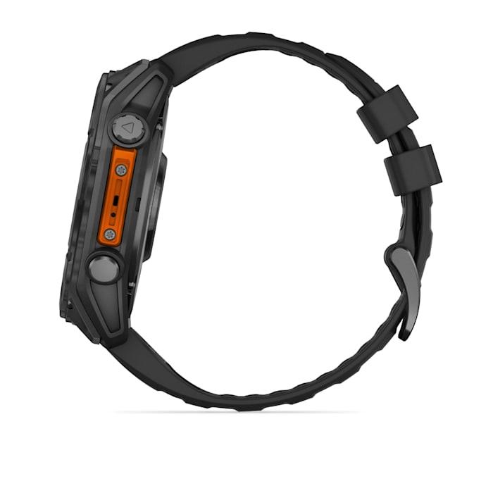 Fēnix® 8 - 51 mm, AMOLED, Slate Grey con Silicone, Black
