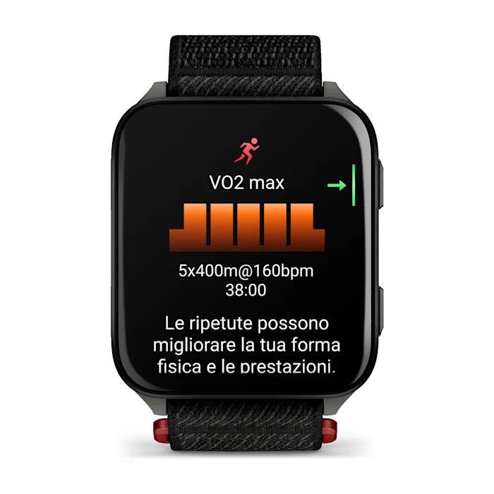 Venu® X1, Black con fondello in titanio slate e cinturino in nylon ComfortFit black