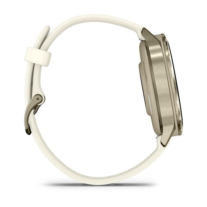 Venu® 4 – 41 mm, Lunar gold con cinturino in silicone Bone