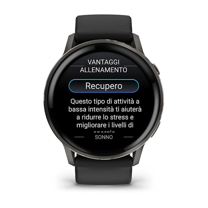 Venu® 4 – 45 mm, Slate con Silicone, Black