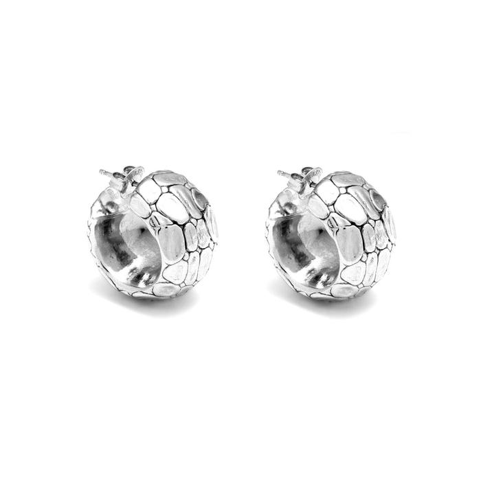 Boucles d'oreilles crocodile lune