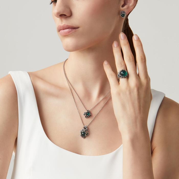Garden Double Daisy Necklace