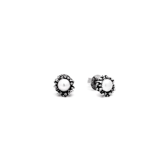Boucles d'oreilles mini boutons anémone