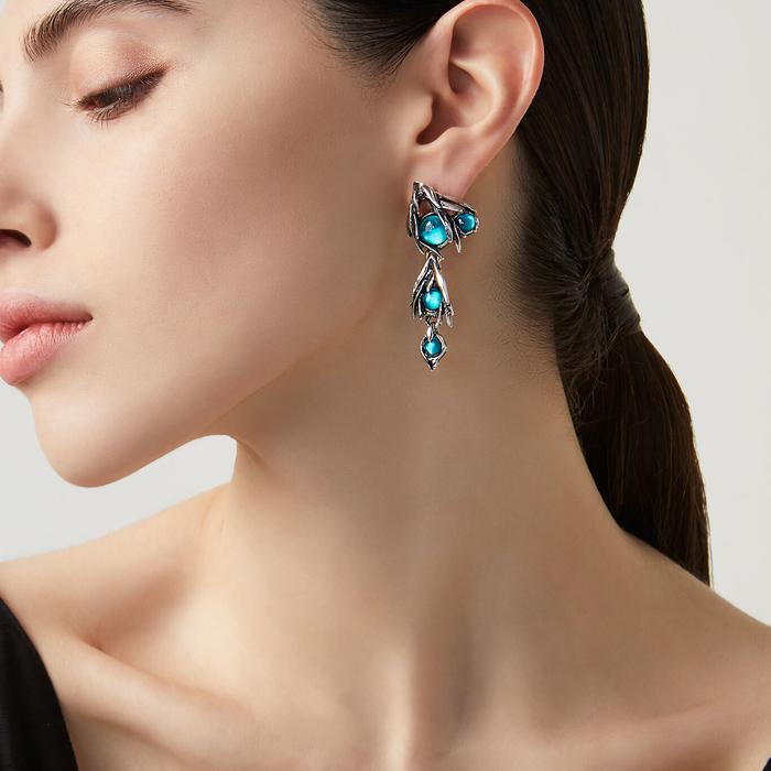 Posidonia Waterfall Earrings