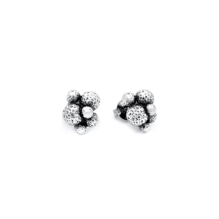 Bubbles Button Earrings