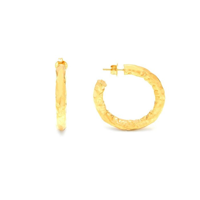 Medium Stone Earrings