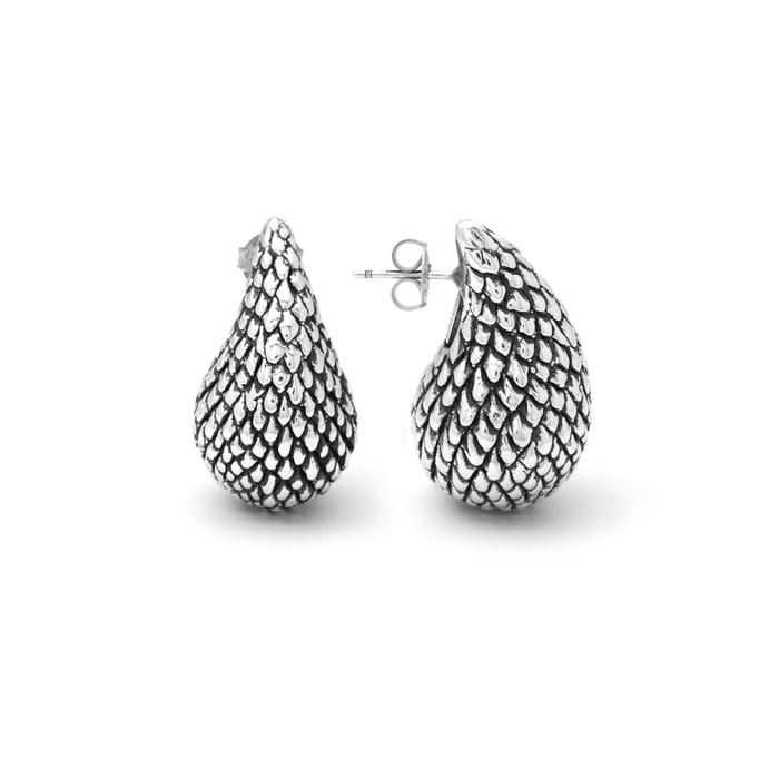 Boucles d'oreilles pendantes serpent