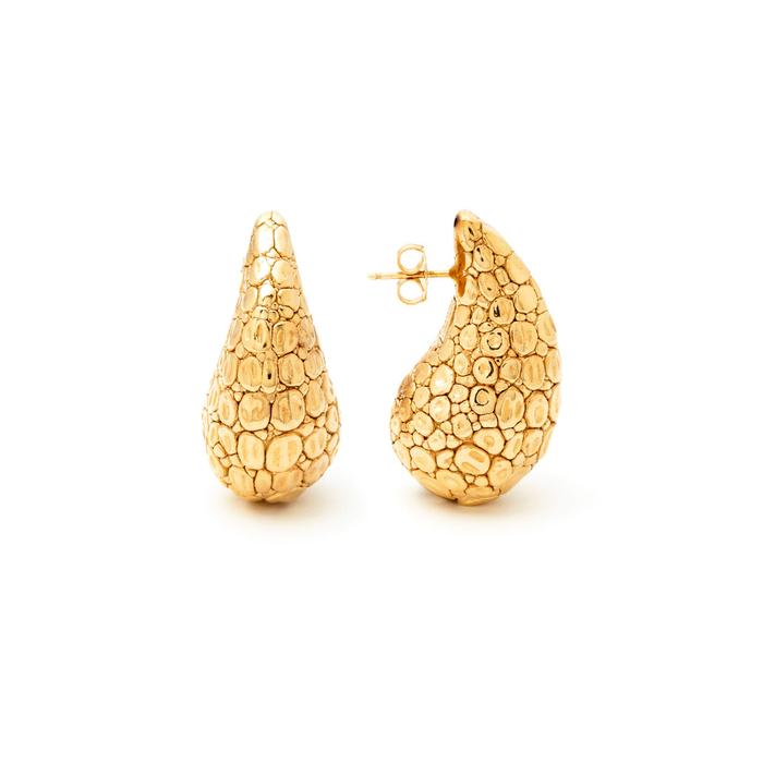 Crocodile Drop Earrings