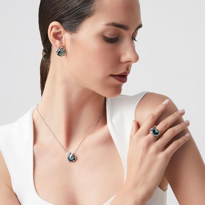 Boucles d'oreilles Libellule Eden