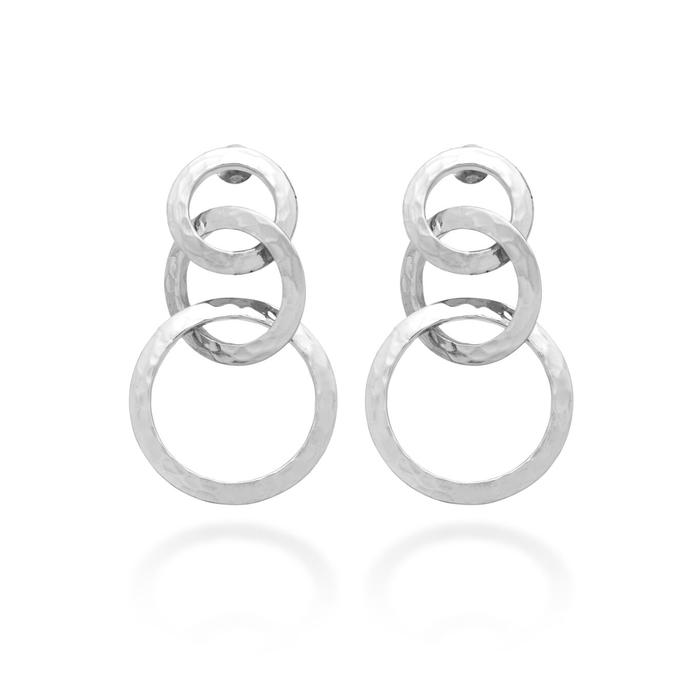 Boucles d'oreilles cascade de lames