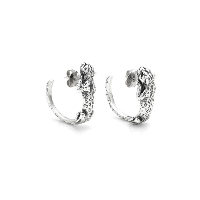 Boucles d'oreilles léopard