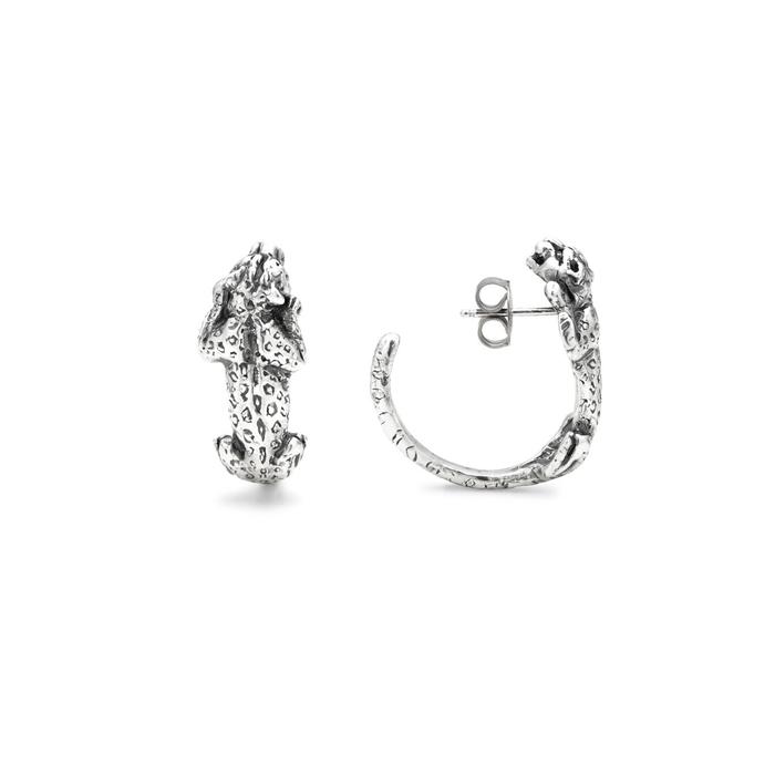 Boucles d'oreilles léopard