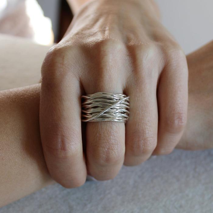 Filodellavita Rock 22 strands in 925 Silver