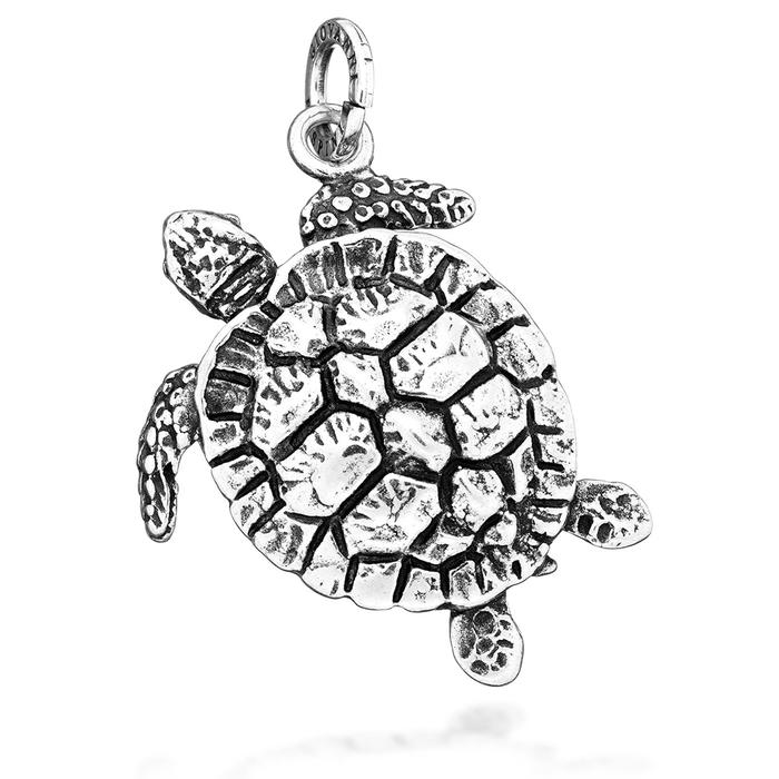 Breloque grande tortue de mer