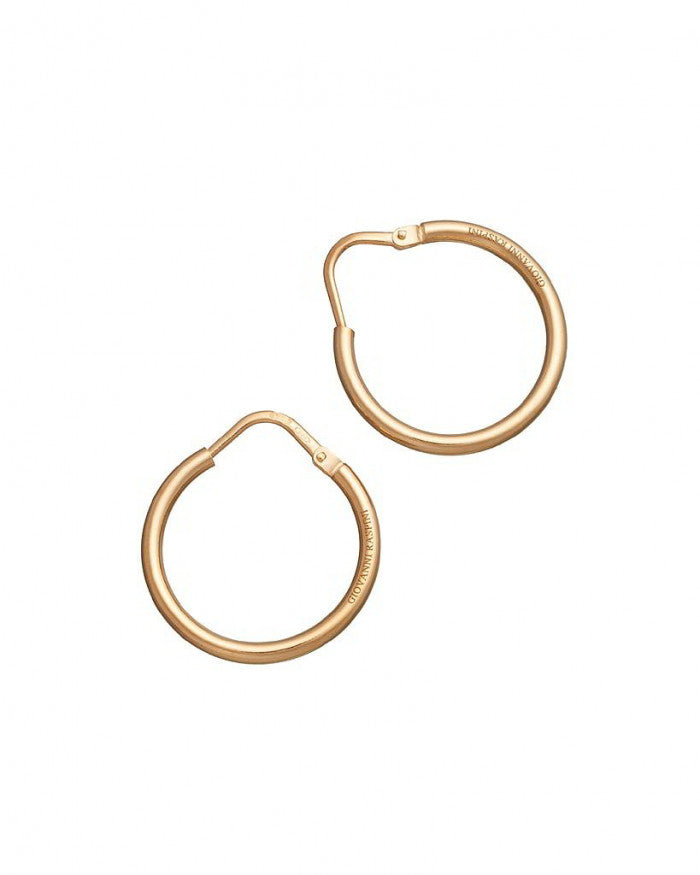 Boucles d'oreilles Essential Medium en or