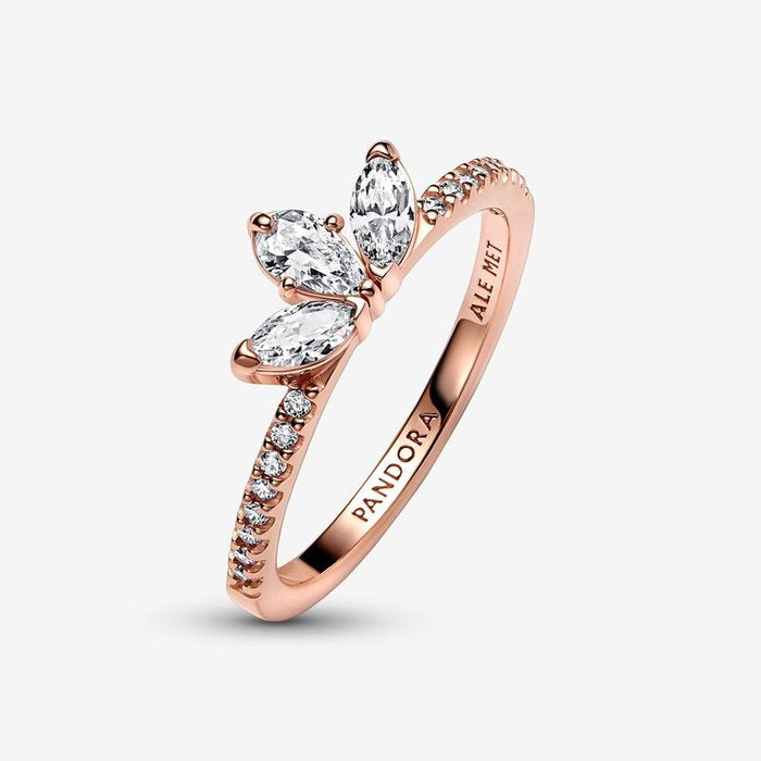 Bague d'herbier Pétales brillants