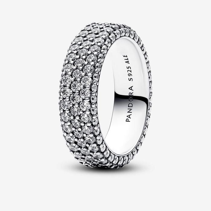 Pavè Ring Triple Band