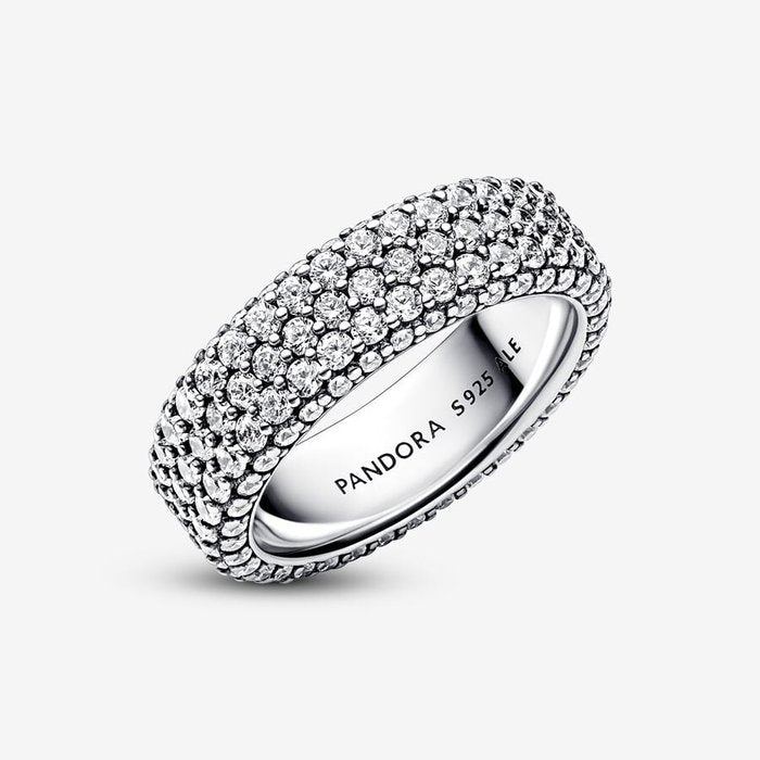 Pavè Ring Triple Band