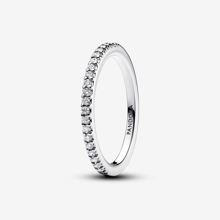 Pavè Thin Band Ring