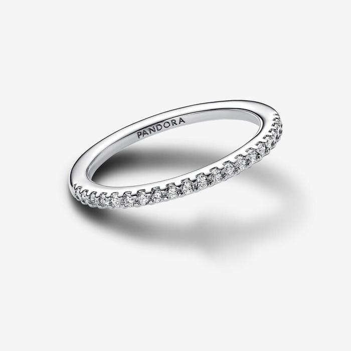 Pavè Thin Band Ring