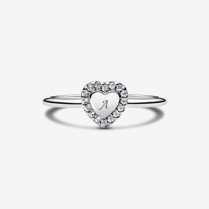Anello Cuore e Pavè da incidere
