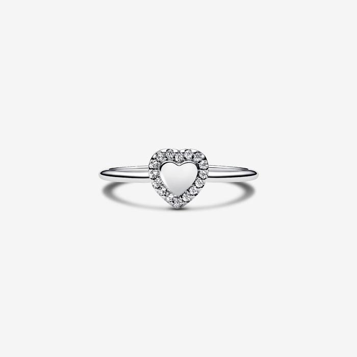 Anello Cuore e Pavè da incidere