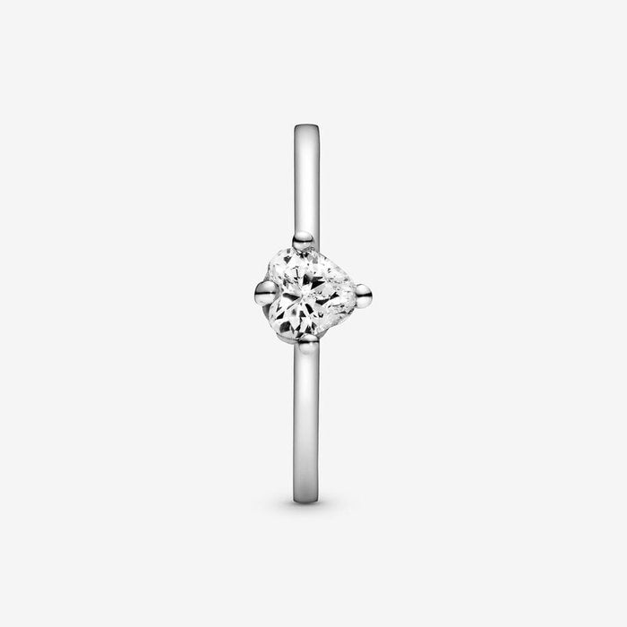 Anello Solitario con cuore