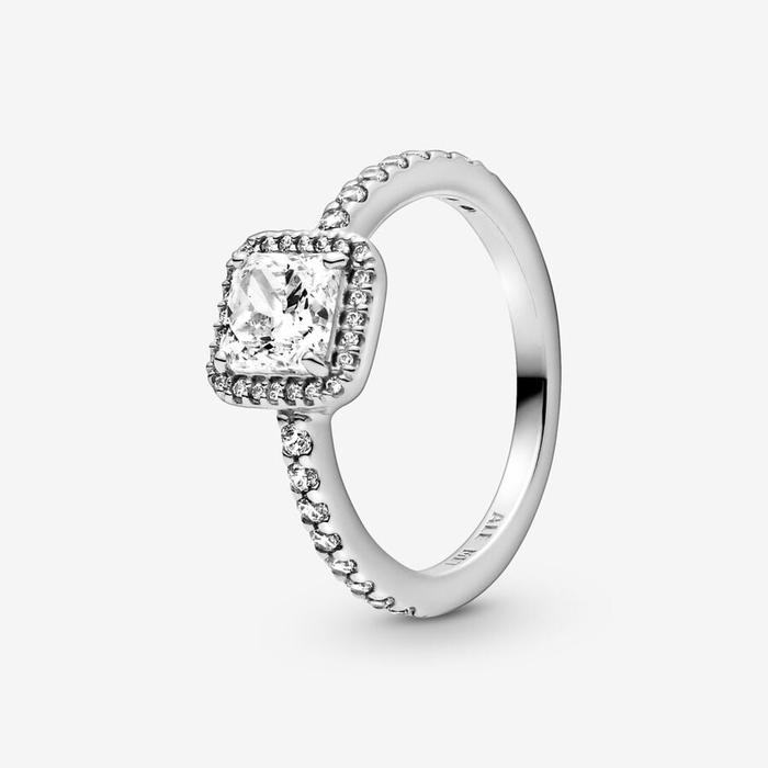 Square Light Point Ring