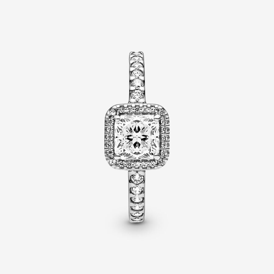 Square Light Point Ring
