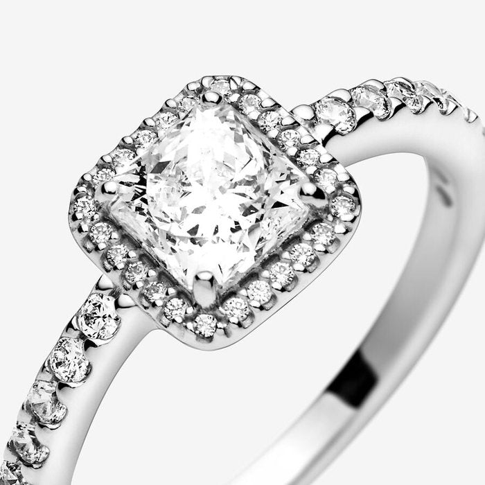 Square Light Point Ring