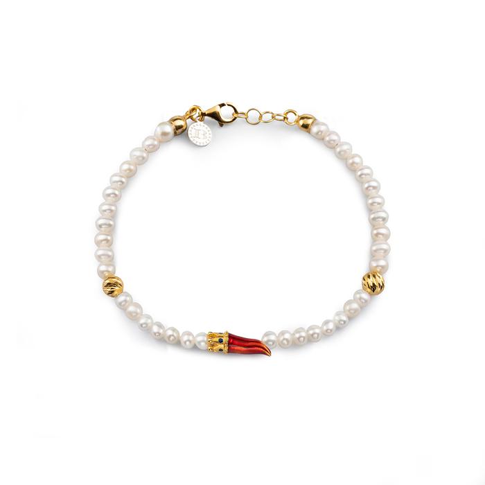 Mini Horn Pearl Bracelet
