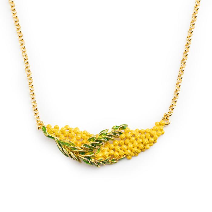 Mini Mimosa Necklace