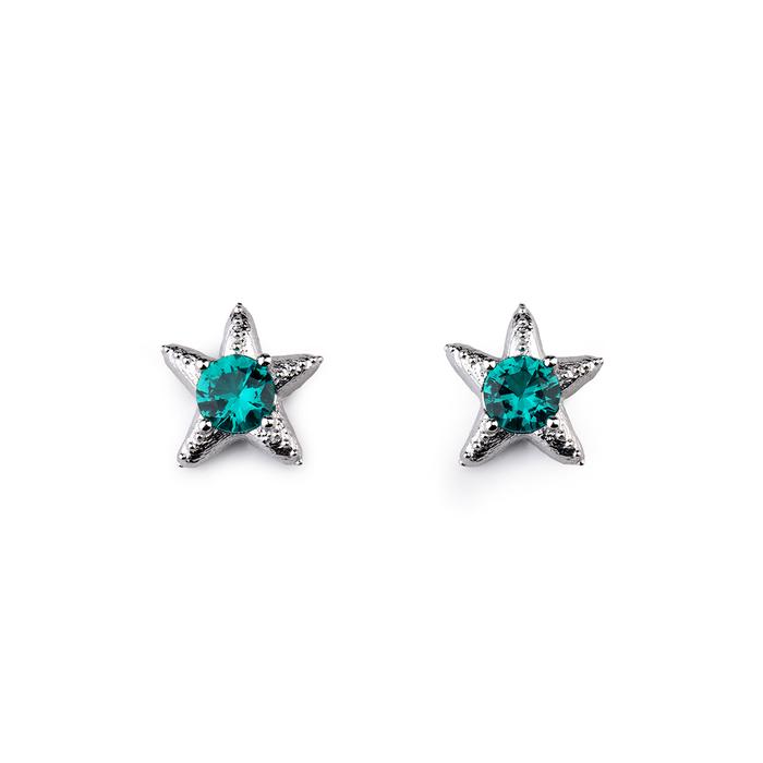 Mini Star Nude Earrings
