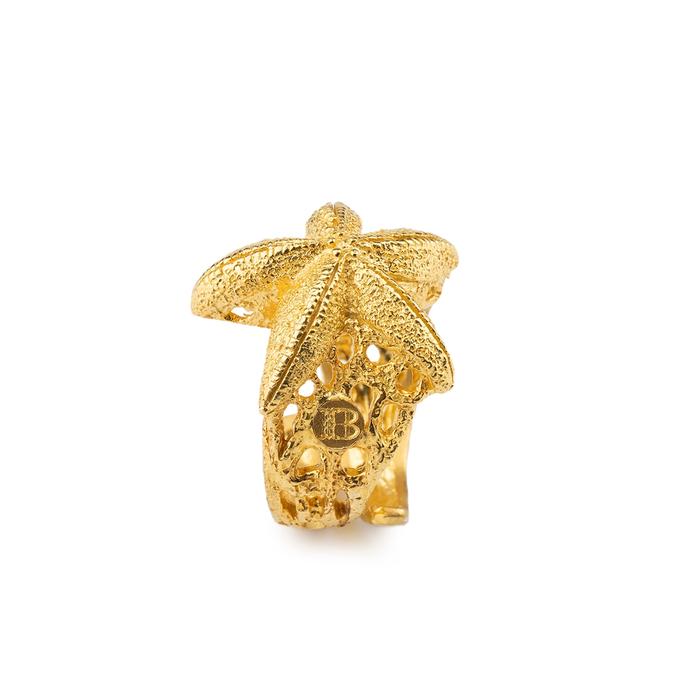 Gold Starfish Ring