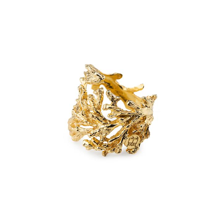 Gold Coral Ring