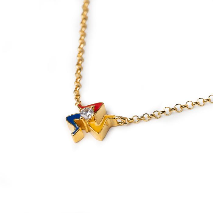 Mini Trinacria Gemma Necklace