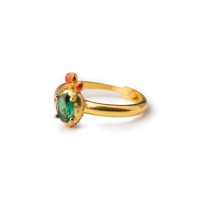 Mini Fig Gem Shovel Ring