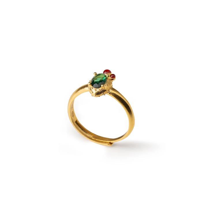 Mini Fig Gem Shovel Ring