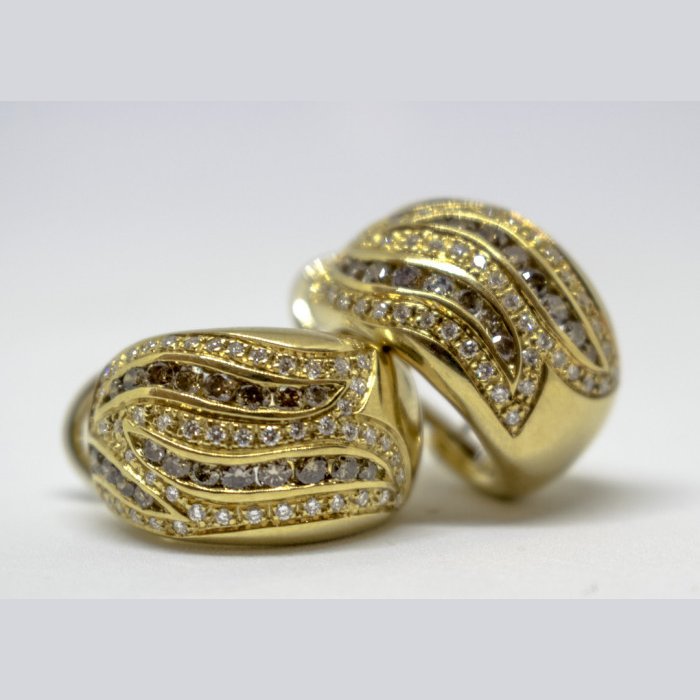 DAMIANI BRILLIANT EARRINGS