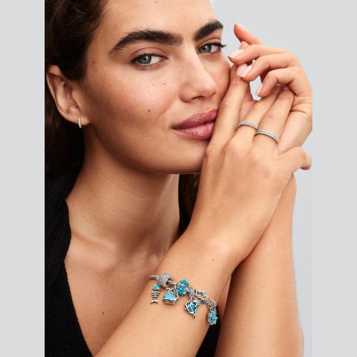 Charm Pendente Balena Turchese