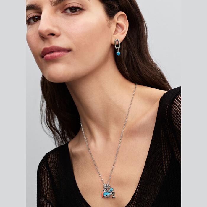 Charm Mini Pendente Turqoise Chakra Heart Pandora ME